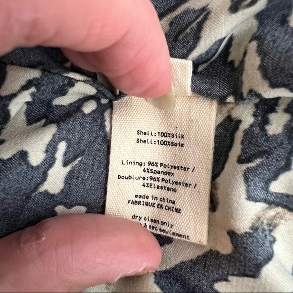 L'agence Womens Brown Abstract Printed Silk Sophie Flutter Maxi Dress Size M - Picture 10 of 14